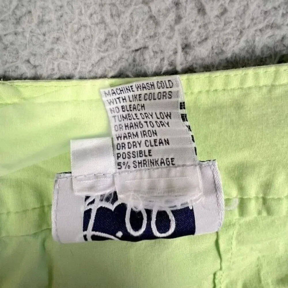 LILLY PULITZER WOMENS LIME GREEN SKORT SIZE 8